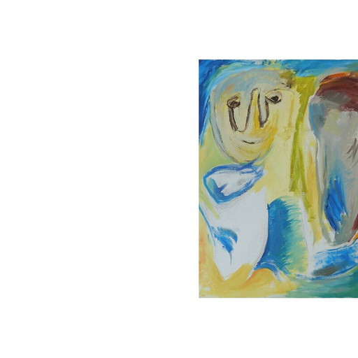 Peinture vintage de Lennart Lilja, Suède