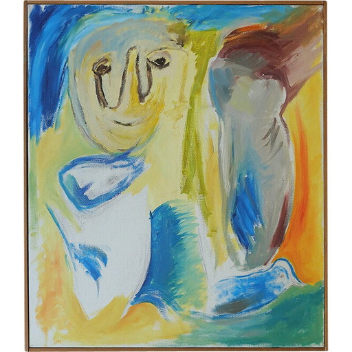 Peinture vintage de Lennart Lilja, Suède