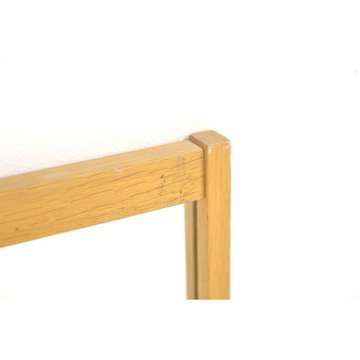 Miroir vintage en bois de chêne pour Fröseke, Suède années 1960