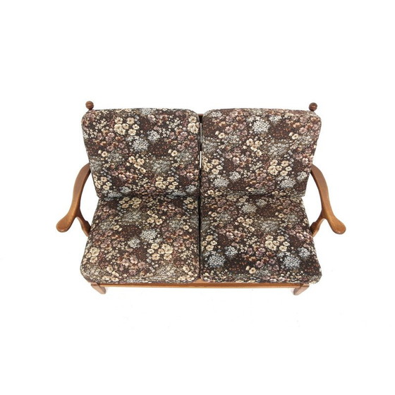 Image 1 of Canapé vintage en pin et tissu par Göperts Möbler, Suède 1960