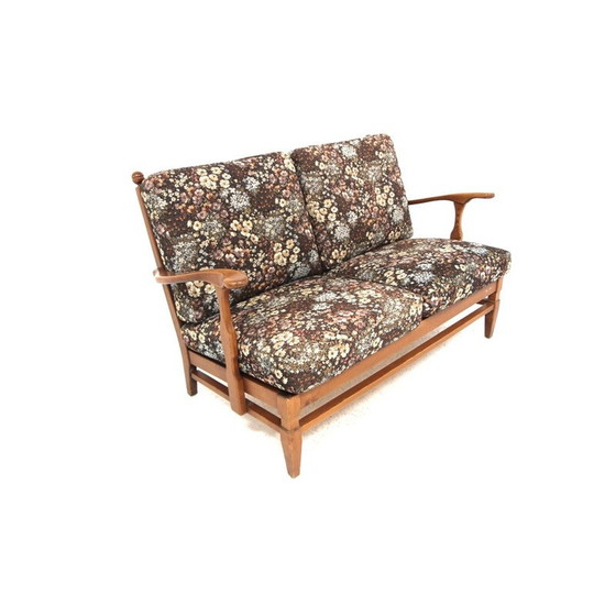 Image 1 of Canapé vintage en pin et tissu par Göperts Möbler, Suède 1960