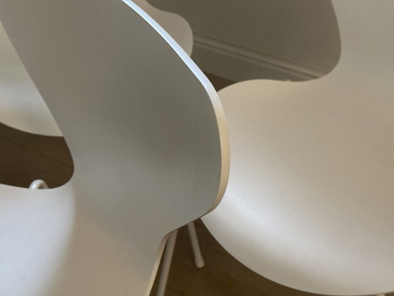 Image 1 of 4x Fritz Hansen Series 7 Butterfly Chair Monochrome By Arne Jacobsen