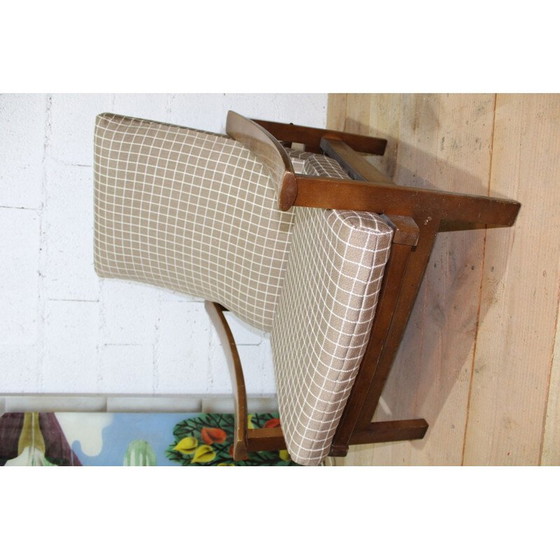 Image 1 of Fauteuil vintage en bois, Scandinave 1970