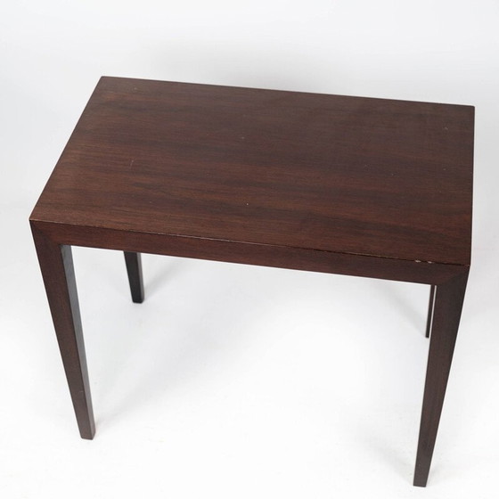 Image 1 of Table d'appoint vintage en acajou par Severin Hansen pour Haslev Furniture, 1960s