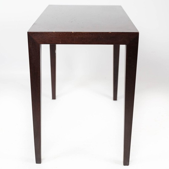 Image 1 of Table d'appoint vintage en acajou par Severin Hansen pour Haslev Furniture, 1960s