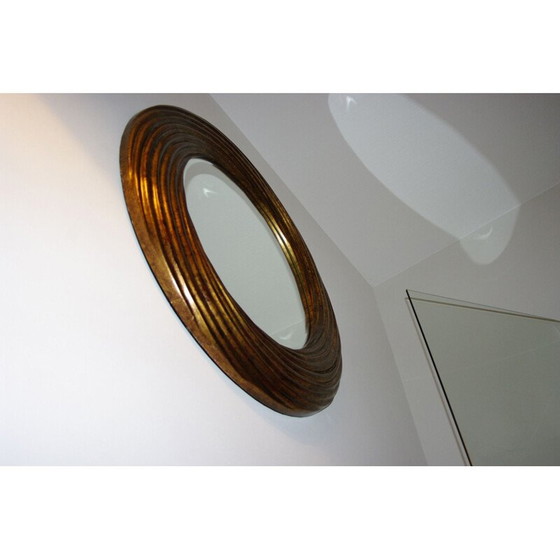 Image 1 of Miroir vintage en résine patinée, 1970