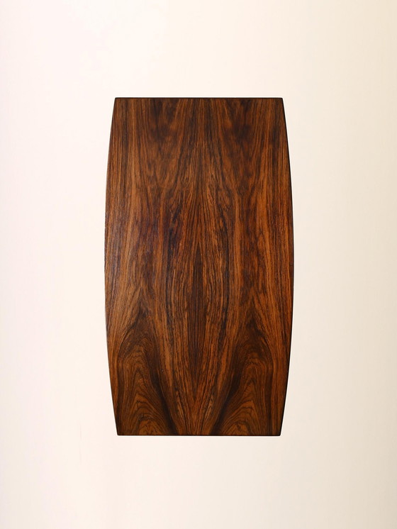 Image 1 of Table basse scandinave avec pieds noirs