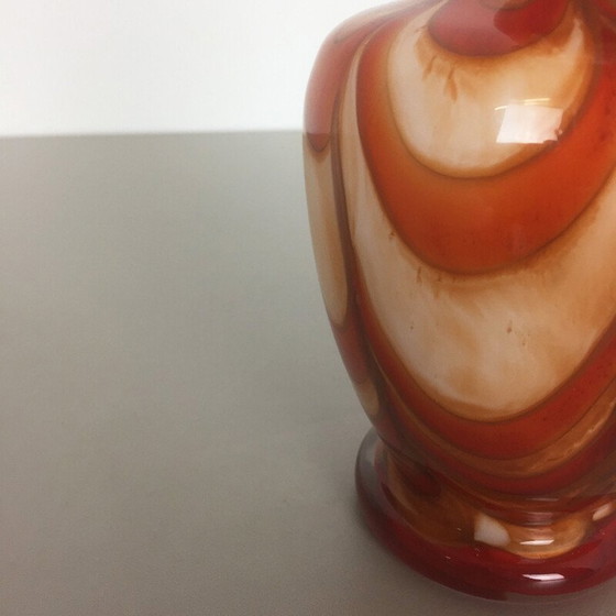 Image 1 of Vase en verre de Murano par Opaline Florence, Italie - 1970