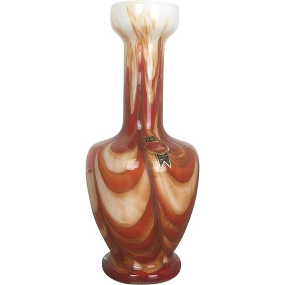 Image 1 of Vase en verre de Murano par Opaline Florence, Italie - 1970