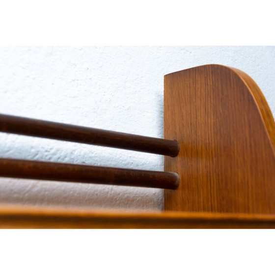 Image 1 of Etagère murale vintage en bois de hêtre par Uluv, Tchèque 1960