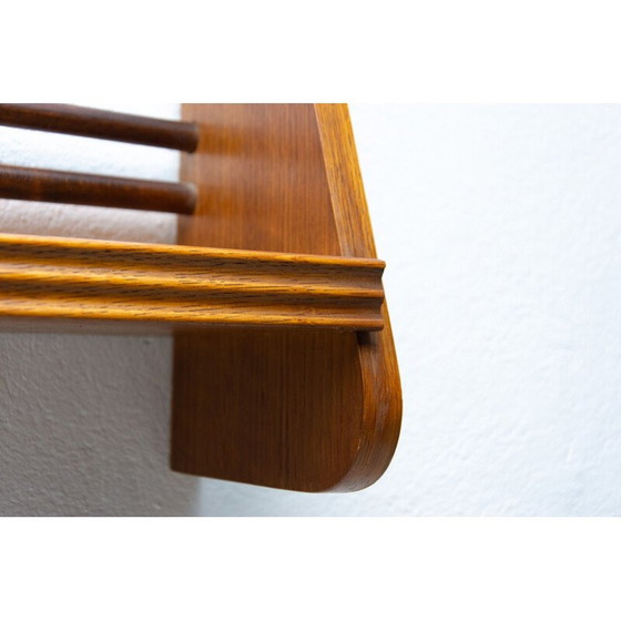 Image 1 of Etagère murale vintage en bois de hêtre par Uluv, Tchèque 1960