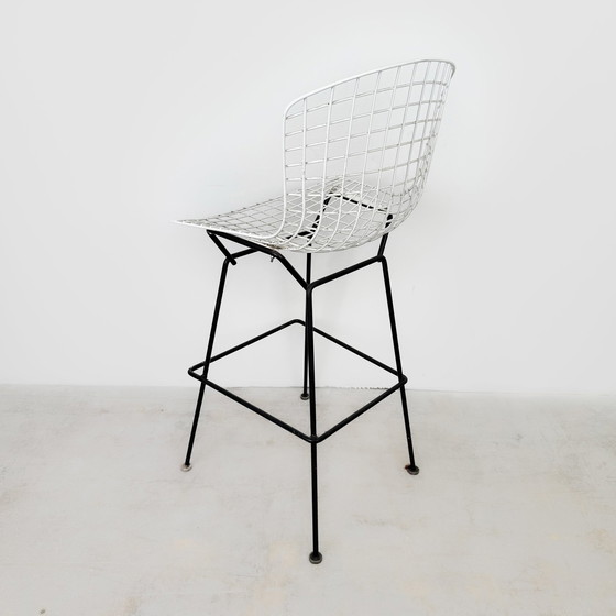 Image 1 of 2X Tabouret de bar °427° Par Harry Bertoia Pour Knoll International, 1970Ers