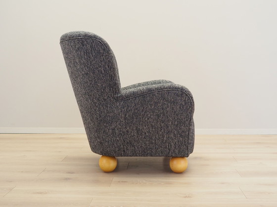 Image 1 of Fauteuil gris, Design scandinave, Production : Danemark