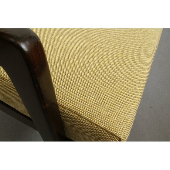 Image 1 of Fauteuil allemand vintage en bois - années 1950