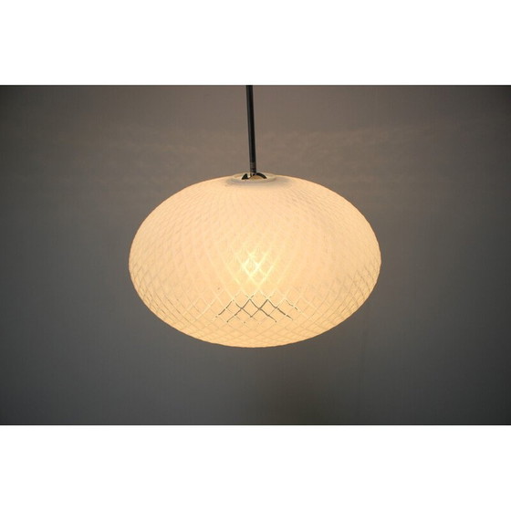 Image 1 of Lampe suspendue vintage en acier chromé pour Napako, Tchécoslovaquie 1970