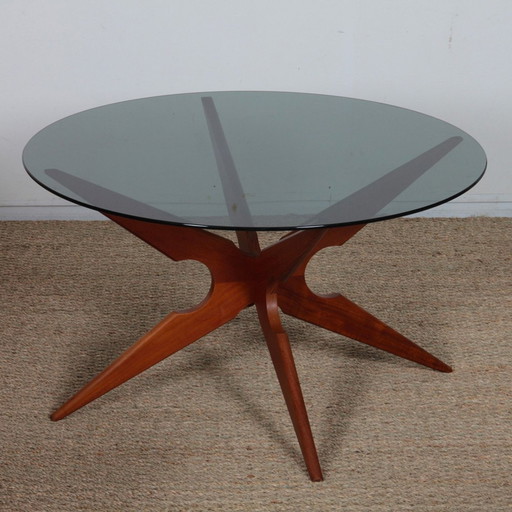 Table Basse Scandinave En Teck Éditée Par Sika Mobler, 1960