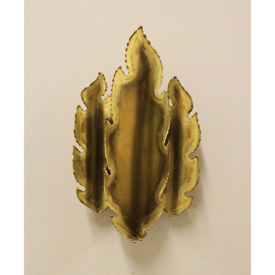 Image 1 of Applique vintage en laiton par Sven Aage Holm Sørensen, Danemark années 1960