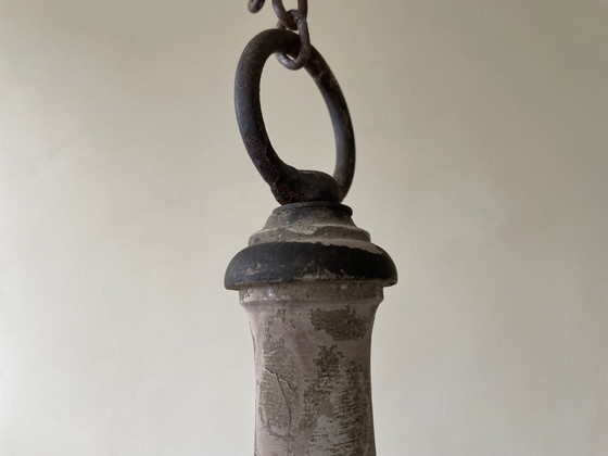 Image 1 of Lampe suspendue pour bougies Lampe d'église Lampe à bougie Antique française