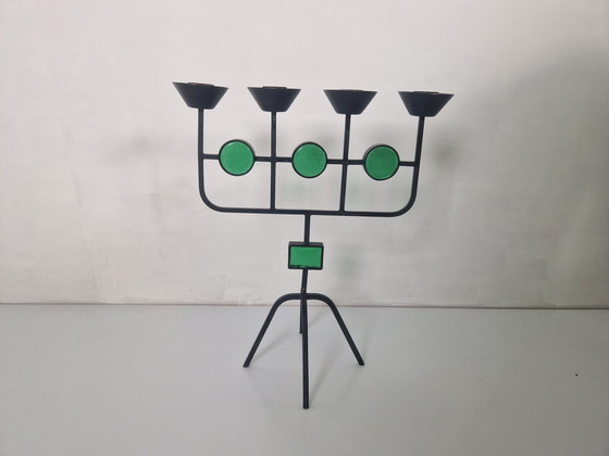 Image 1 of Bougeoir brutaliste attribué à Gunnar Ander & Erik Hoglund pour Ystad Métal