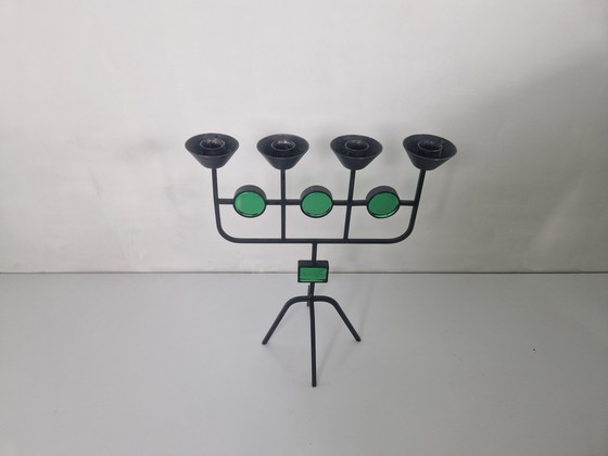 Image 1 of Bougeoir brutaliste attribué à Gunnar Ander & Erik Hoglund pour Ystad Métal