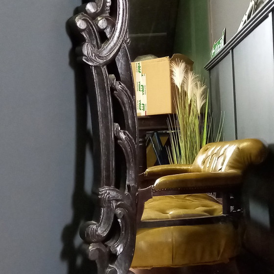 Image 1 of Miroir Rococo noir