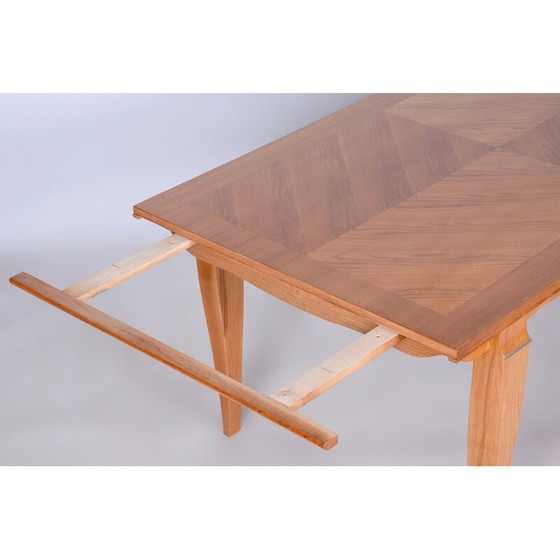 Image 1 of Ensemble de salle à manger Vintage Art Deco en chêne et épicéa par Jules Leleu, France 1920