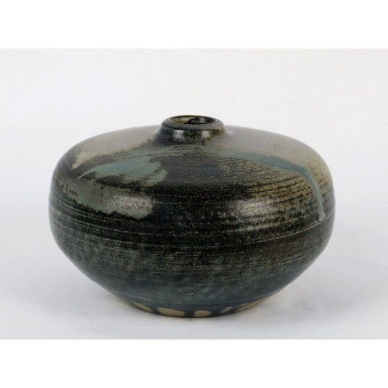 Image 1 of Vase vintage en céramique de Thierry Basile, 1980