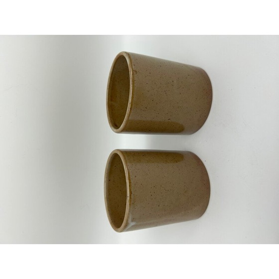 Image 1 of Tasses et sucrier vintage de Brenne, 1970