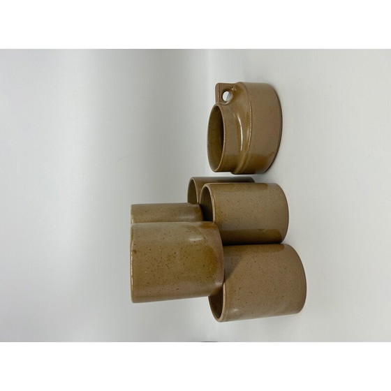 Image 1 of Tasses et sucrier vintage de Brenne, 1970