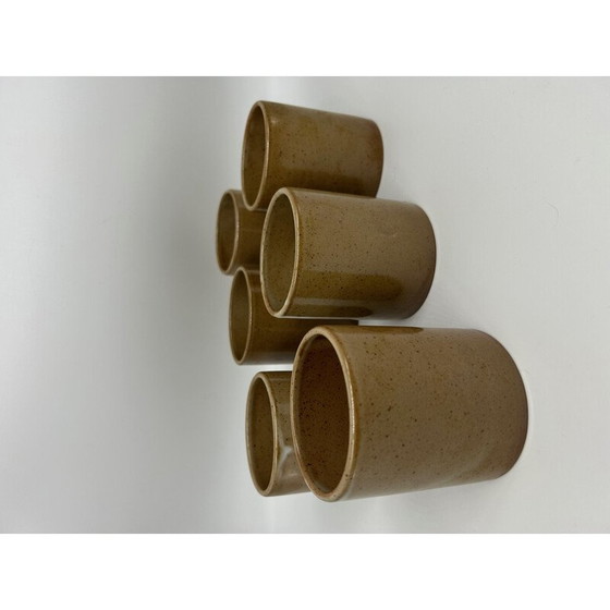 Image 1 of Tasses et sucrier vintage de Brenne, 1970