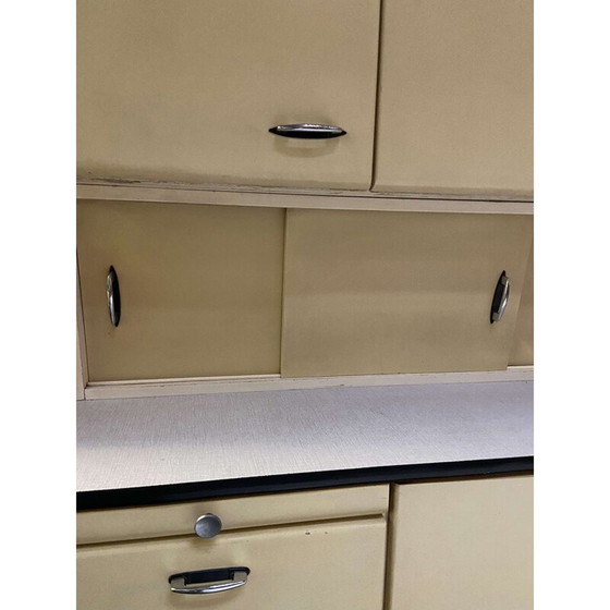 Image 1 of Cuisine vintage en bois beige, 1970