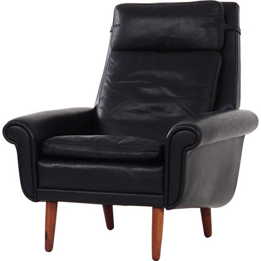 Fauteuil en cuir vintage, 1970
