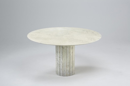 Table de salle à manger en marbre 130Cm Ronde Italie Design