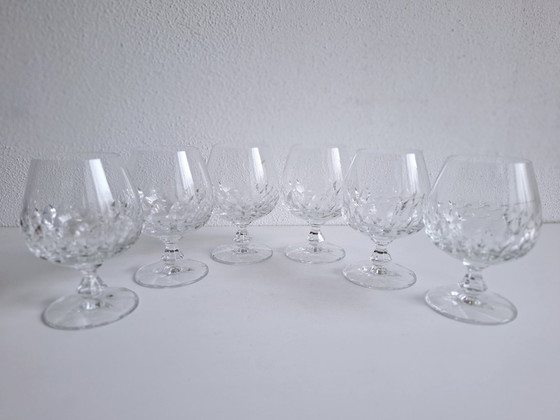 Image 1 of 6 verres à Brandy / Cognac en cristal faits à la main