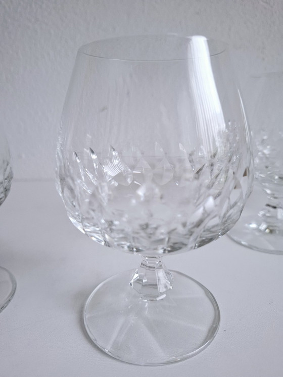 Image 1 of 6 verres à Brandy / Cognac en cristal faits à la main