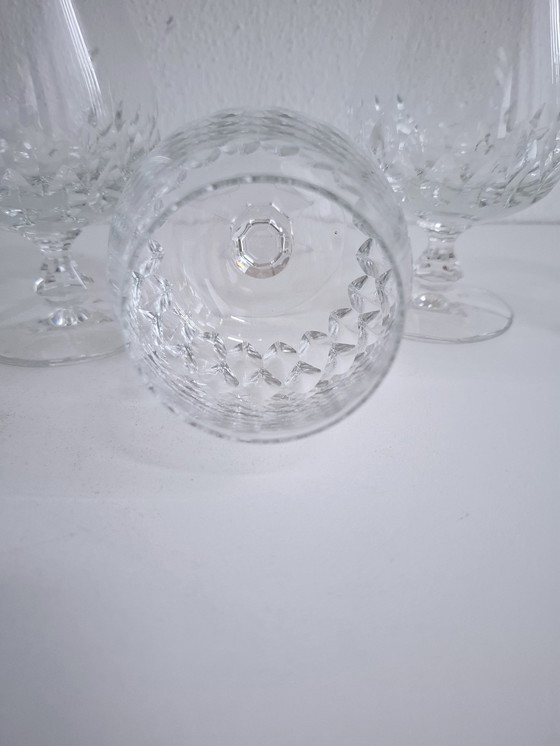 Image 1 of 6 verres à Brandy / Cognac en cristal faits à la main