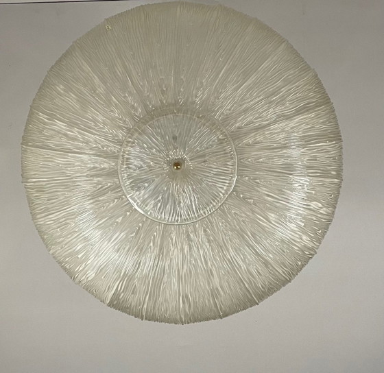 Image 1 of Murano Glass Chandelier, Ufo Circa 1980