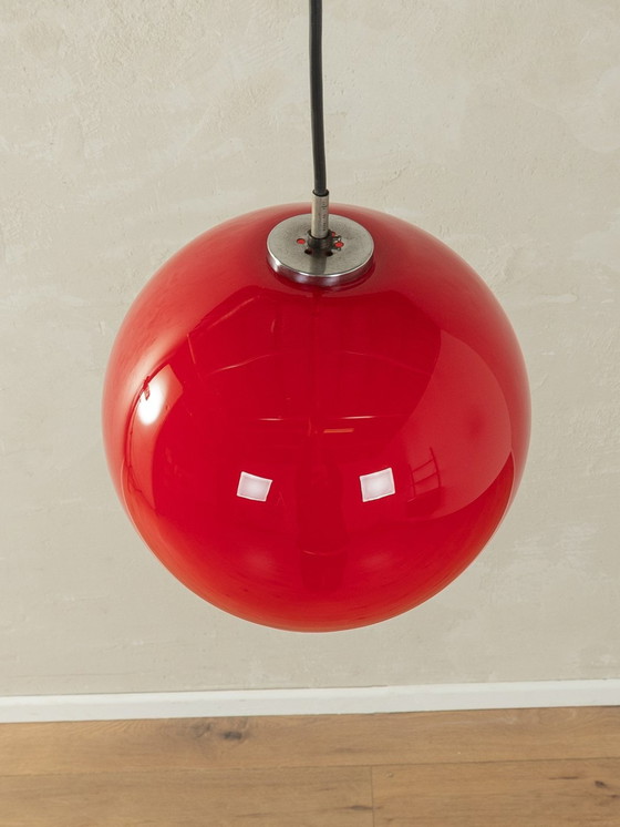 Image 1 of 70S Plafonnier rond en verre