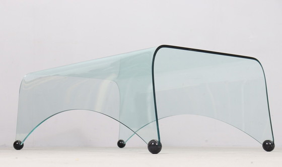 Image 1 of Massimo Iosa Ghini/ Table basse en verre pour Fiam, Modèle : 'Genio', Italie, années 1980