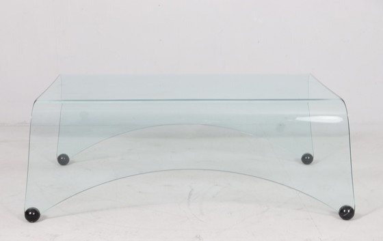 Image 1 of Massimo Iosa Ghini/ Table basse en verre pour Fiam, Modèle : 'Genio', Italie, années 1980