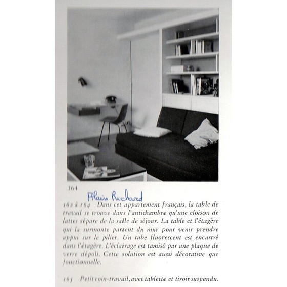 Image 1 of Chaise vintage en fibre de verre jaune d'Alain Richard, 1950