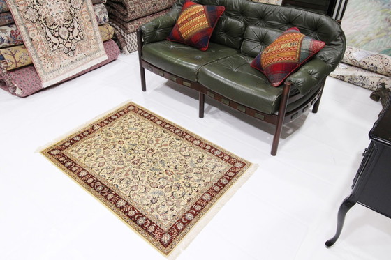 Image 1 of Tapis persan original Qom/Ghom pure soie 121 X 81 cm Top condition