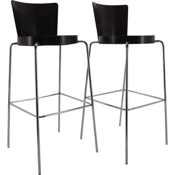 Image 1 of Paire de tabourets de bar vintage