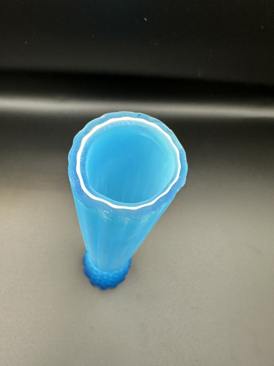 Image 1 of Vase en Überfangglas soufflé à la bouche 60s