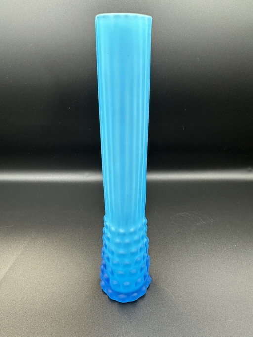 Vase en Überfangglas soufflé à la bouche 60s