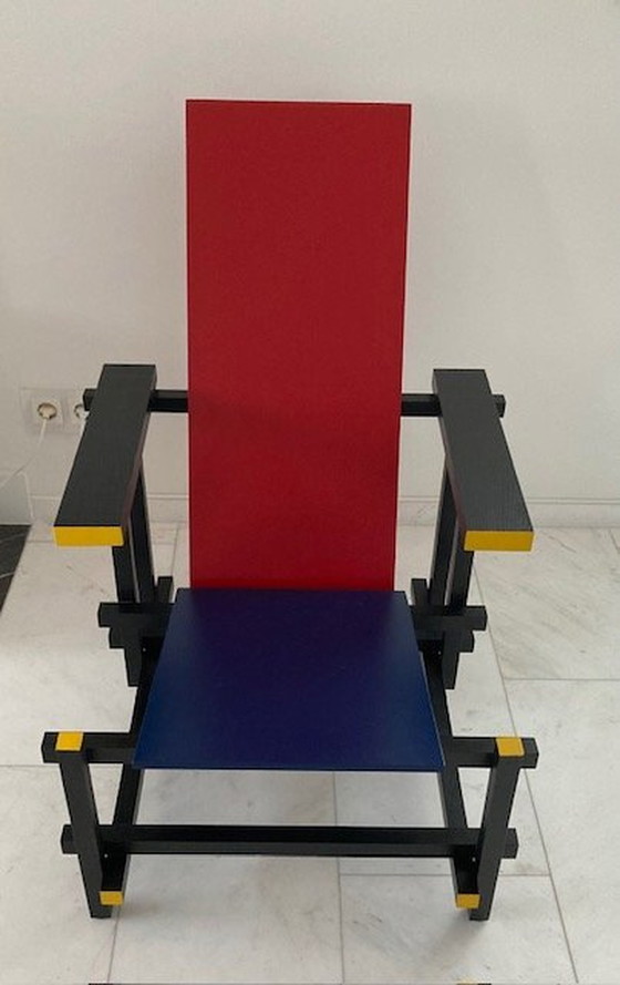 Image 1 of Chaise rouge et bleue