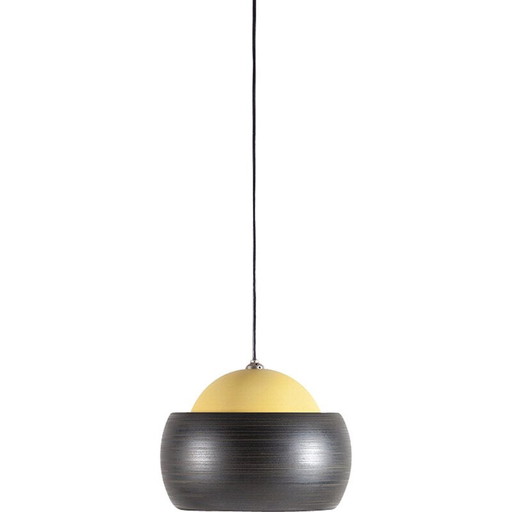 Lampe suspendue vintage par Cari Zalloni pour Steuler, Allemagne 1960