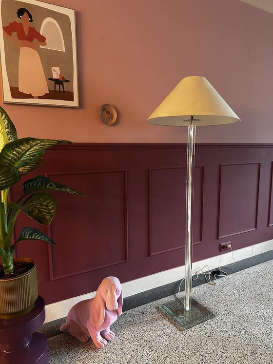 Image 1 of Lampadaire Vintage en verre Boli Design 1980S