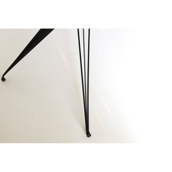 Image 1 of Table vintage pour six personnes en fer et plateau en formica, Italie 1950