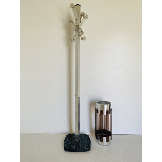 Image 1 of Porte-manteaux et porte-parapluies vintage de l'ère spatiale, Italie 1970